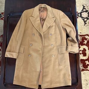Camel hair lawyer jacket